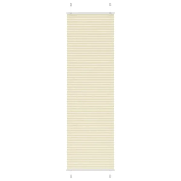 Store plissé crème 55x200 cm largeur du tissu 54,4 cm polyester
