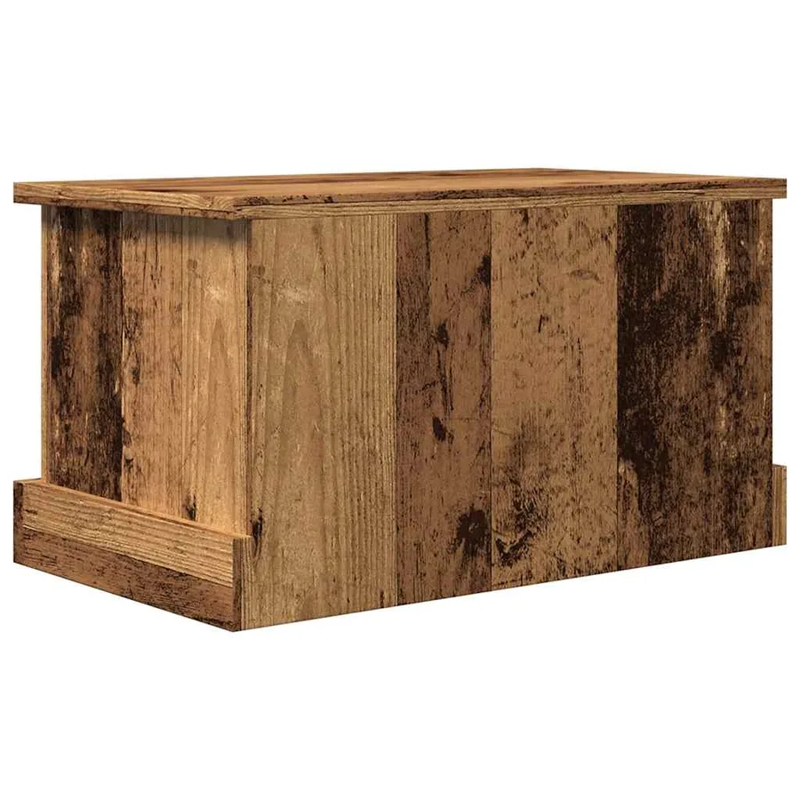 Boîtes de rangement vieux bois 30x50x28 cm bois d'ingénierie - 6