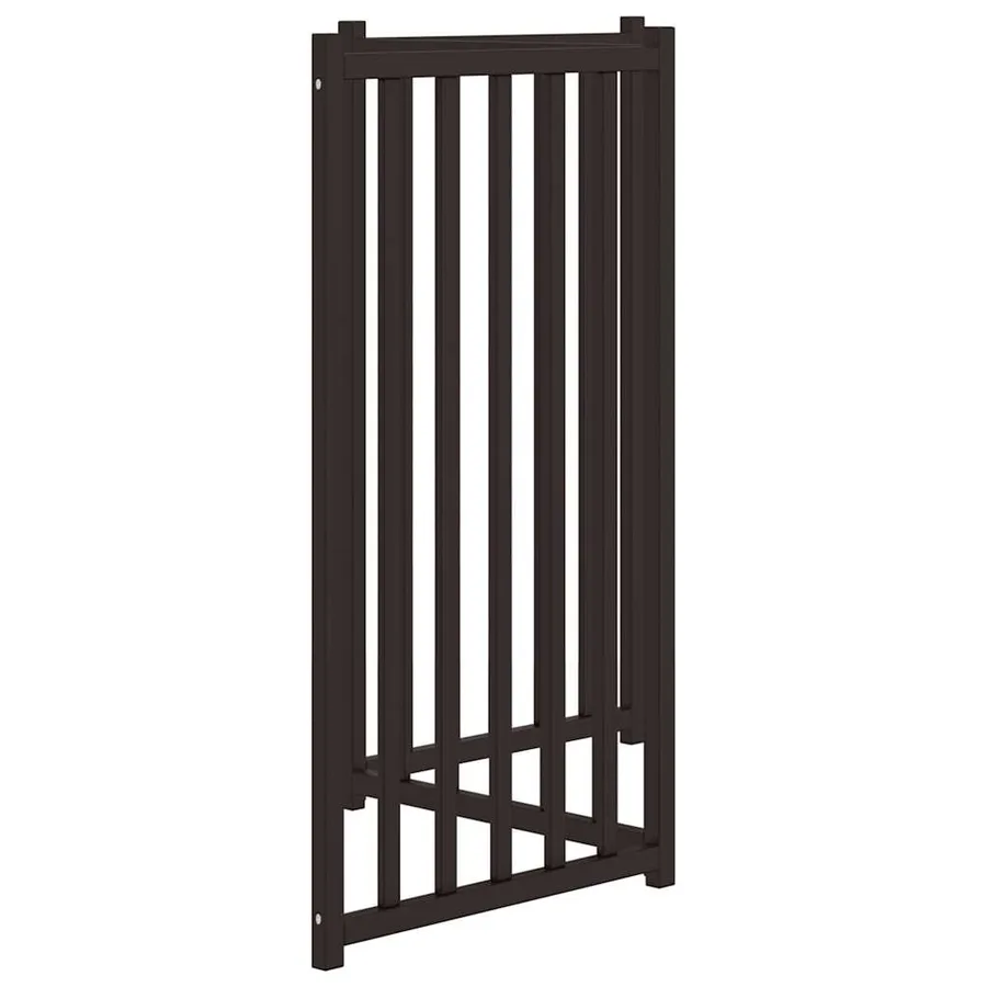 Barrière pour chien pliable 3 panneaux 150 cm bois sapin massif - 5