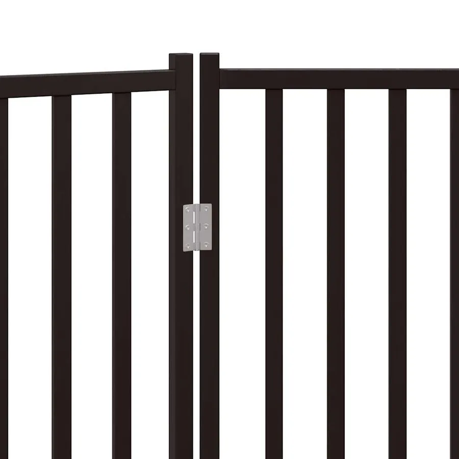 Barrière pour chien pliable 3 panneaux 150 cm bois sapin massif - 8