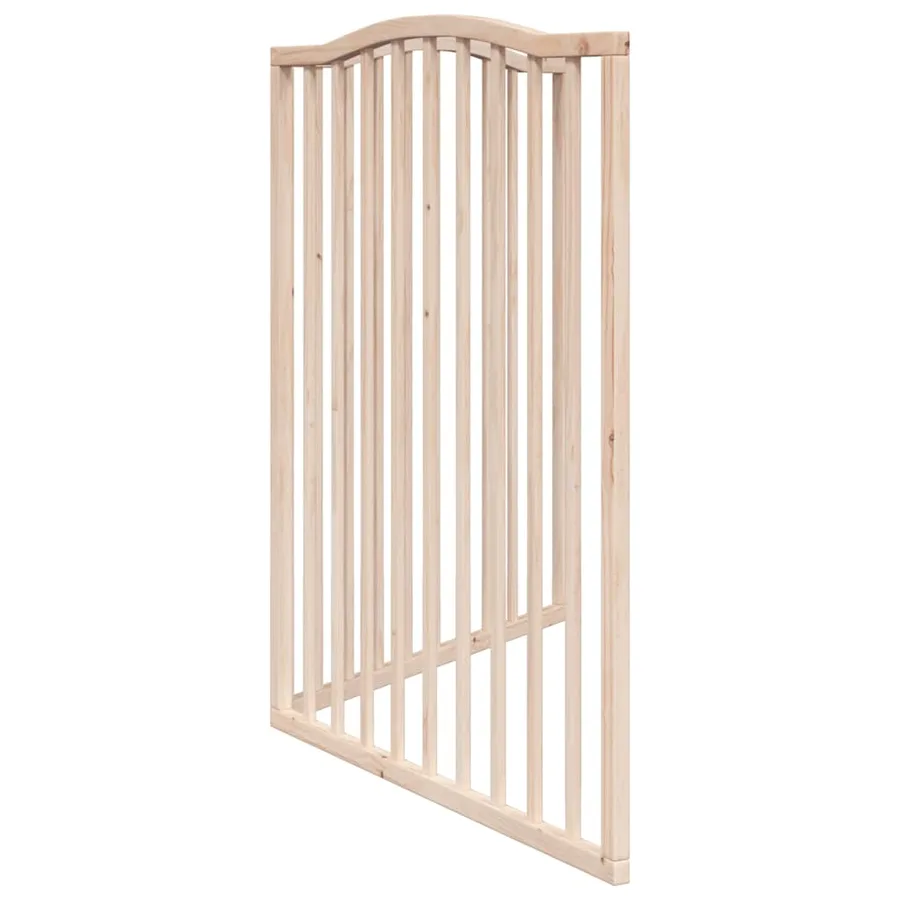 Barrière pour chien pliable 2 panneaux 160 cm bois de peuplier - 5