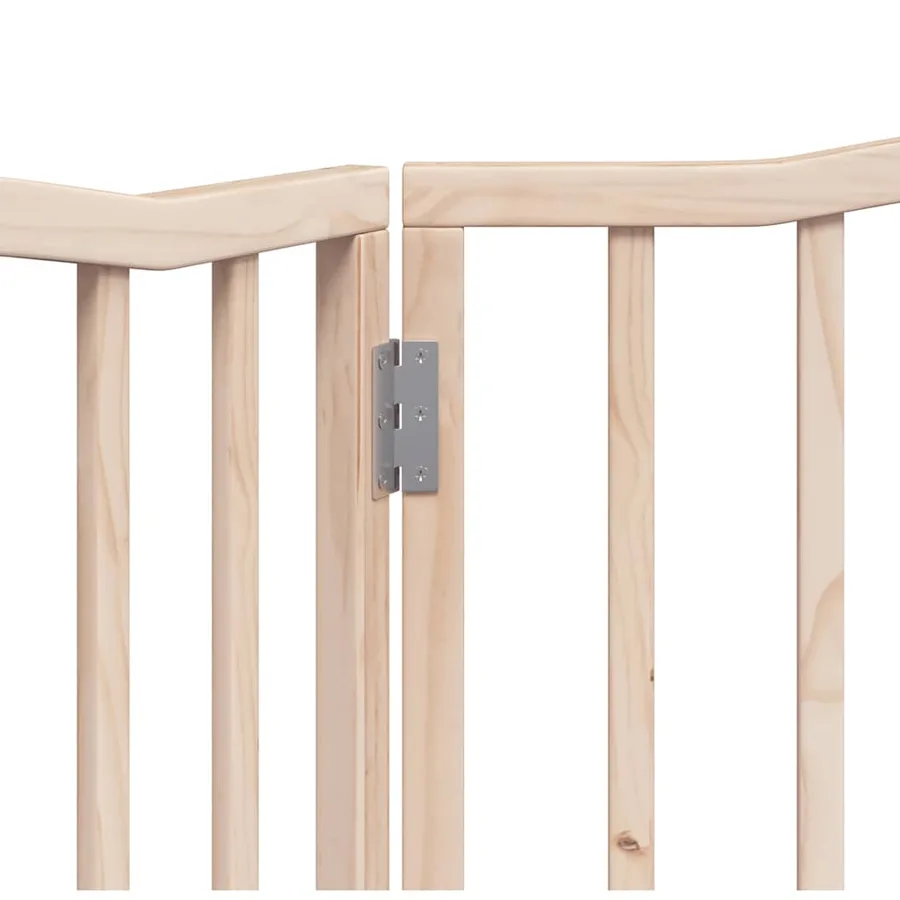 Barrière pour chien pliable 2 panneaux 160 cm bois de peuplier - 8