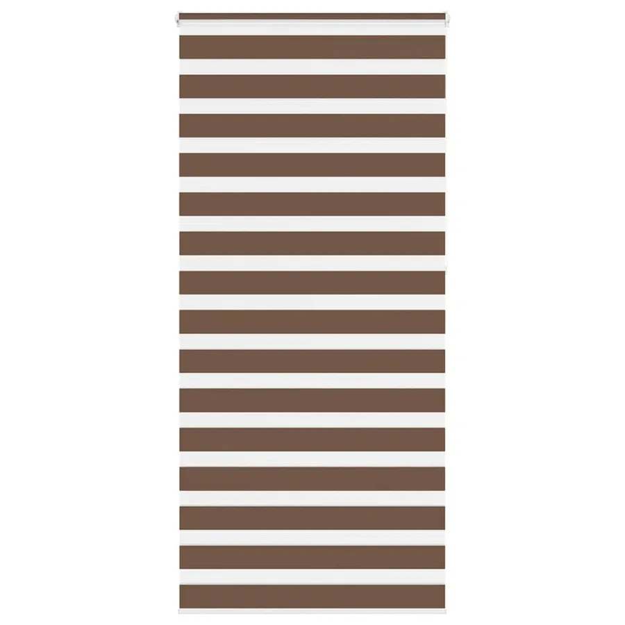 Store zèbre marron 115x230cm largeur du tissu 110,9cm polyester