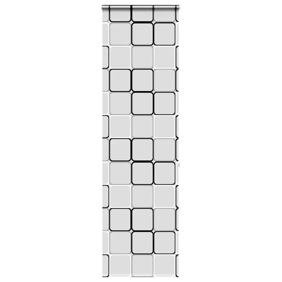Store enrouleur de douche avec cassette largeur du tissu 66 cm
