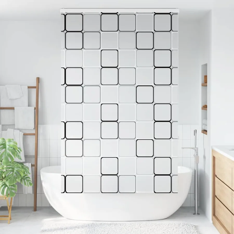 Store enrouleur de douche avec cassette largeur du tissu 136 cm - 2