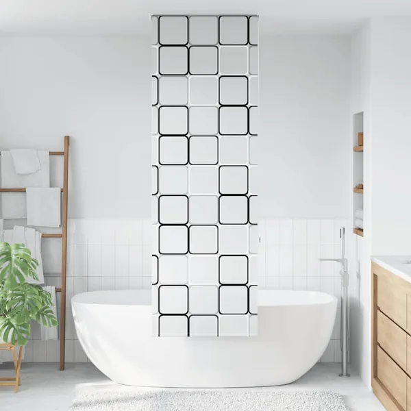 Store enrouleur de douche 60x240 cm largeur du tissu 56 cm
