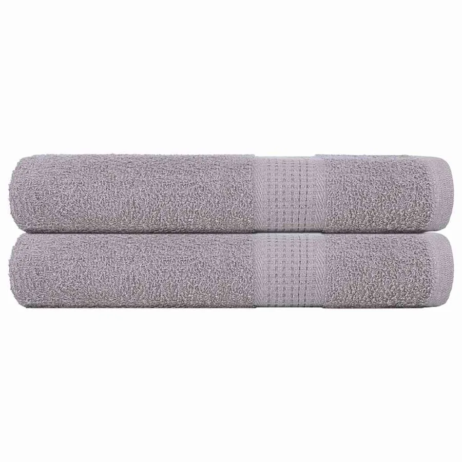 Serviettes de sauna FROGN 2 pcs gris 80x200 cm 360 g/m²