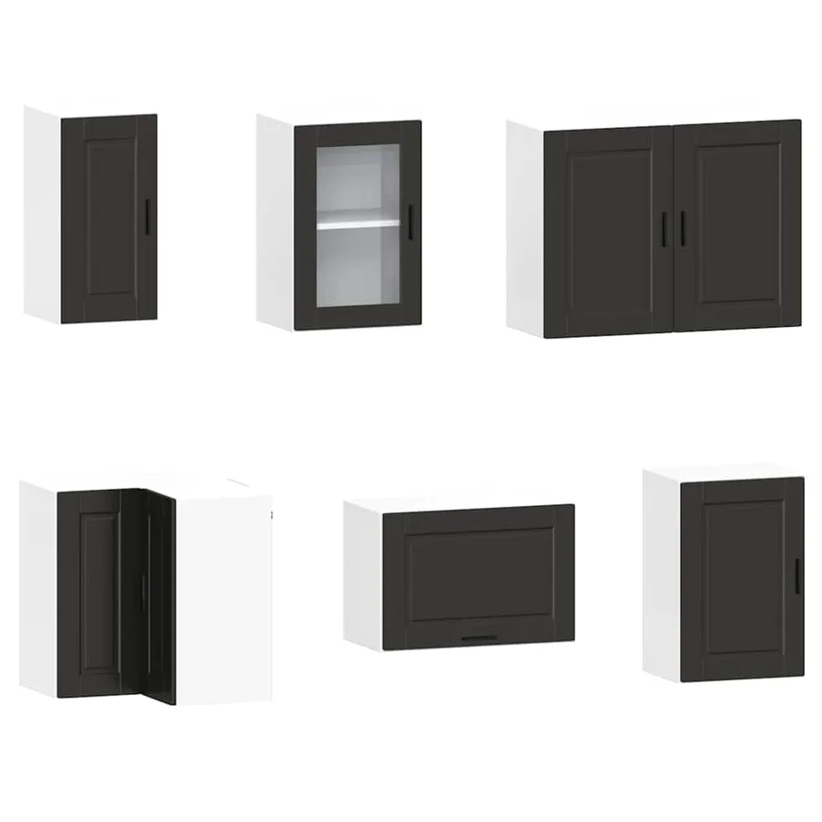 Ensemble d'armoires de cuisine 11 pcs Porto bois d'ingénierie - 5