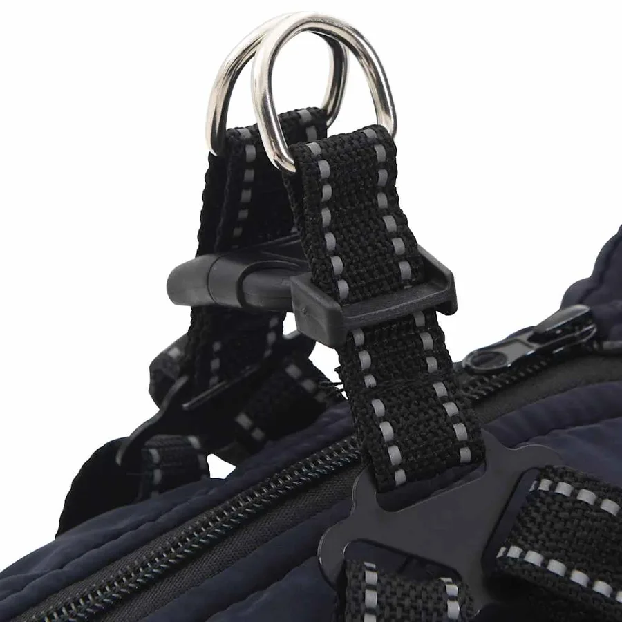 Manteau pour chiens avec harnais imperméable réfléchissant L24 - 9