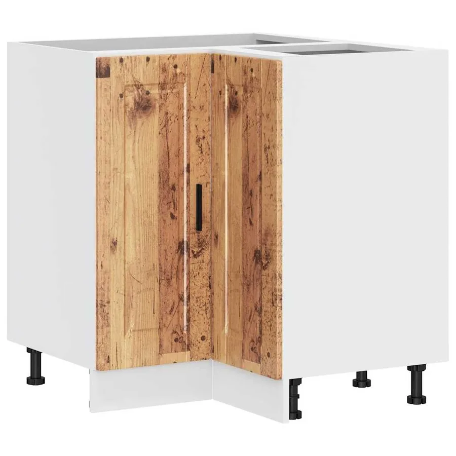 Armoire d'angle de cuisine Porto vieux bois bois d'ingénierie - 2