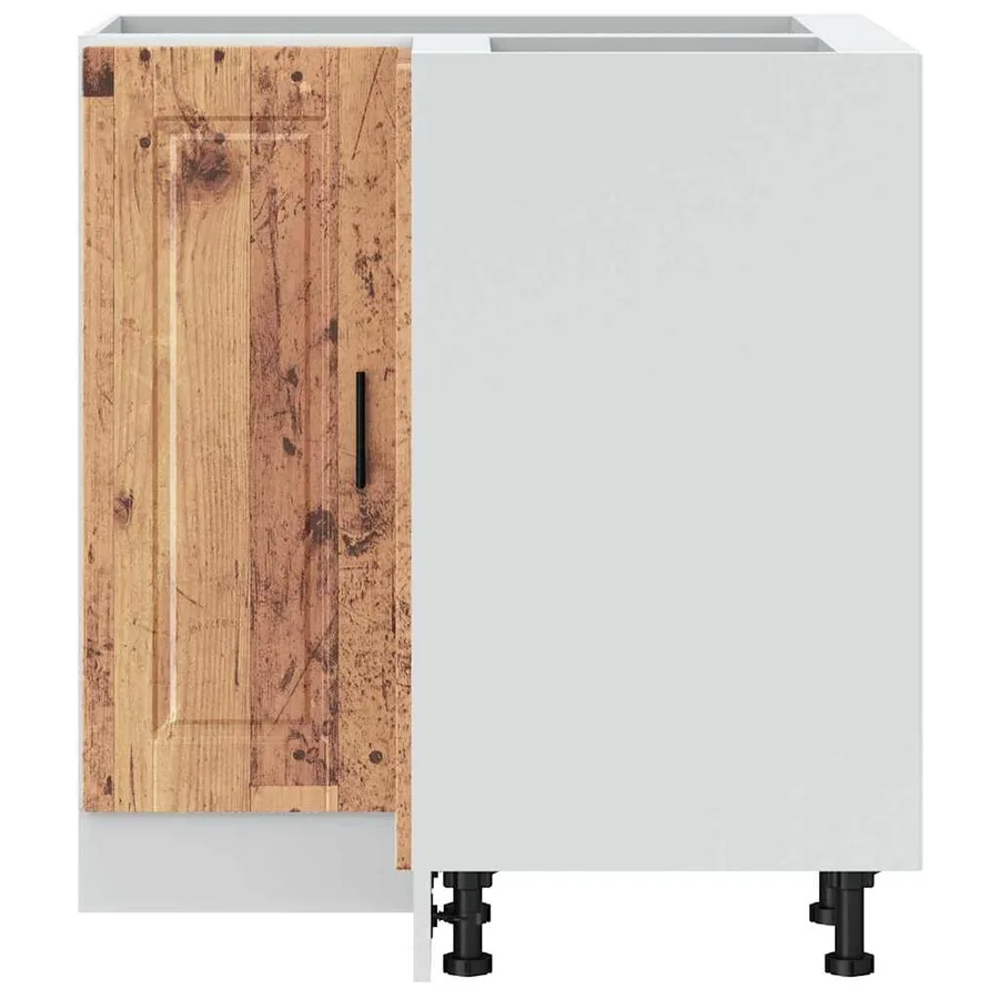 Armoire d'angle de cuisine Porto vieux bois bois d'ingénierie - 5