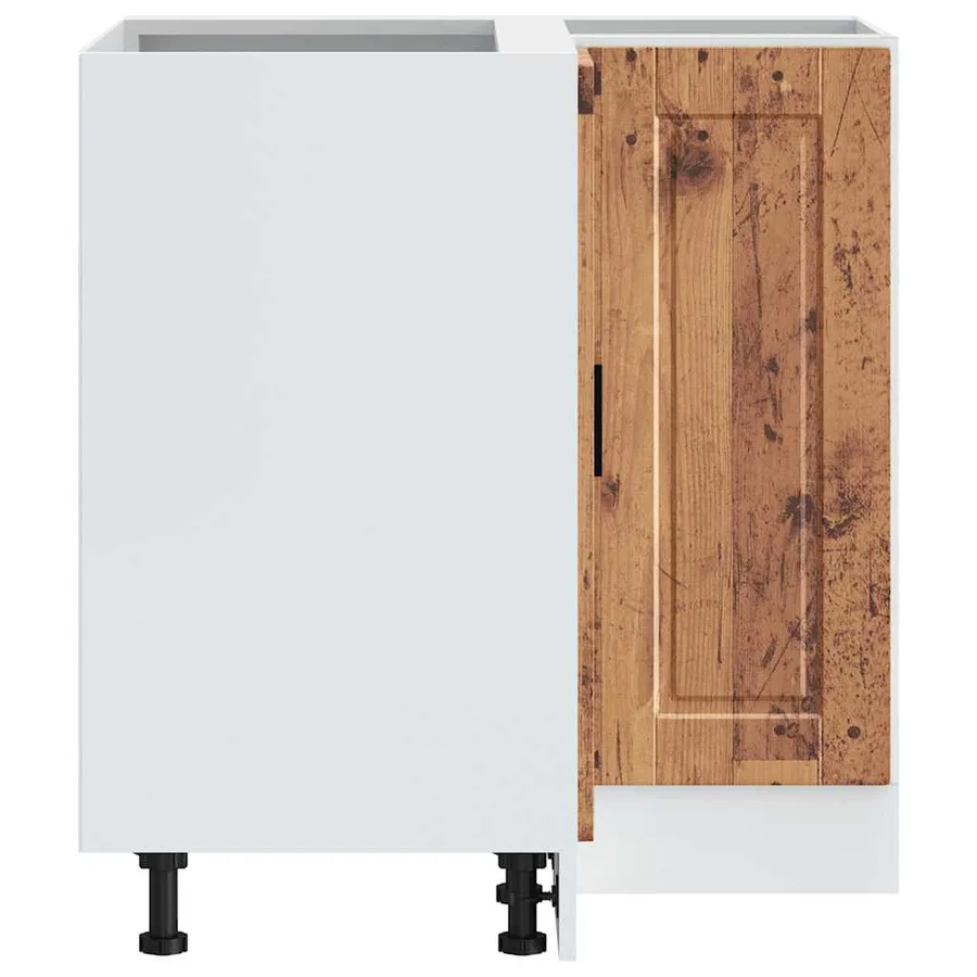 Armoire d'angle de cuisine Porto vieux bois bois d'ingénierie - 7