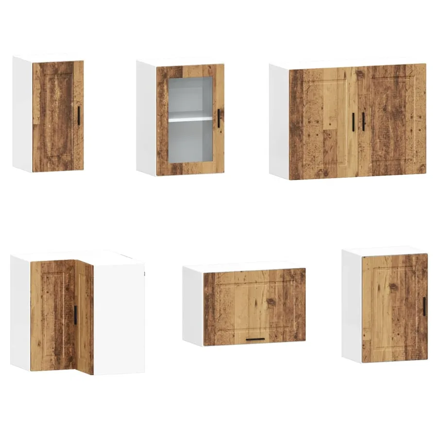 Ensemble d'armoires de cuisine 11 pcs Porto bois d'ingénierie - 5