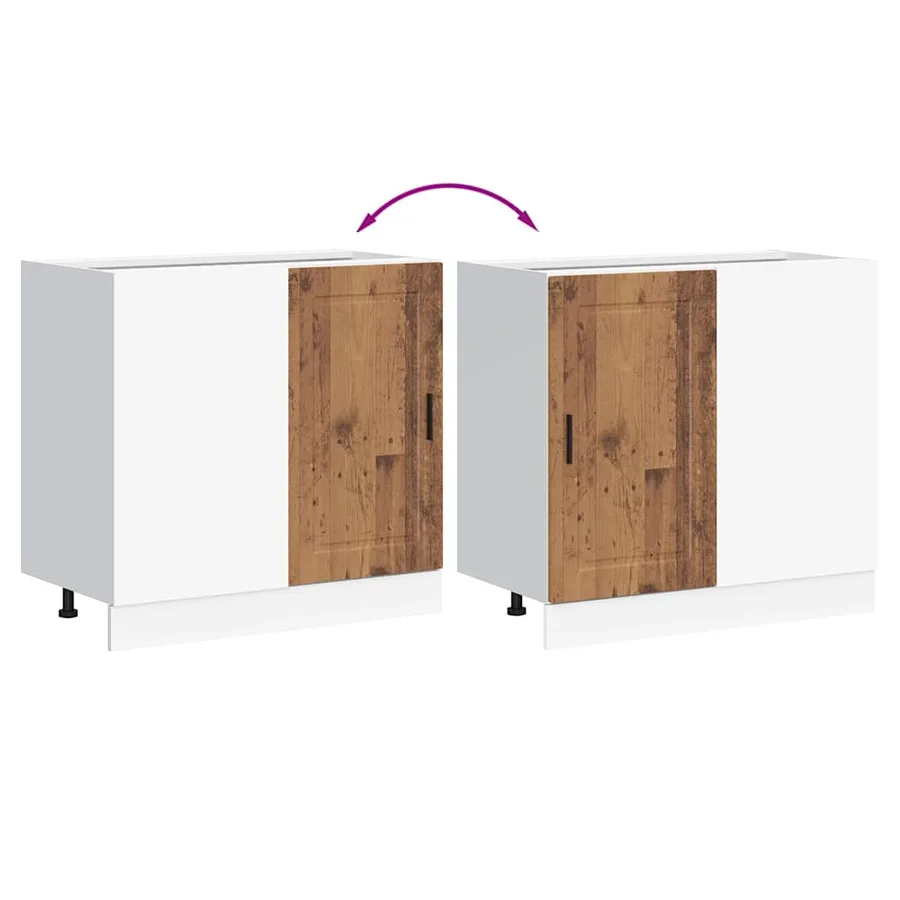 Armoire de cuisine Porto vieux bois bois d'ingénierie - 8