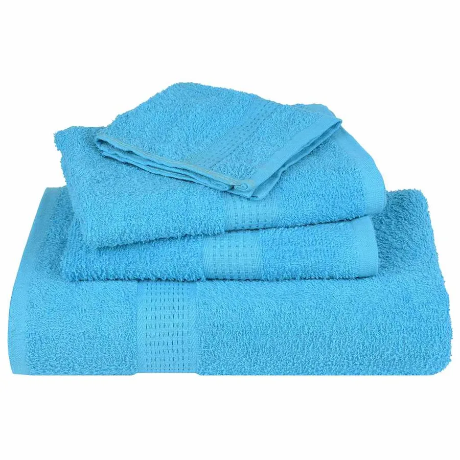Essuie-mains FROGN 4 pcs turquoise 50x100 cm 360 g/m² - 4
