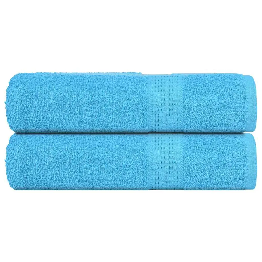 Serviettes de douche FROGN 2 pcs turquoise 70x140cm 360 g/m²