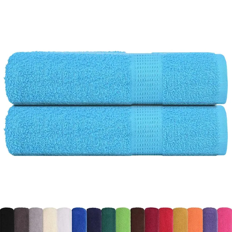Serviettes de douche FROGN 2 pcs turquoise 70x140cm 360 g/m² - 2