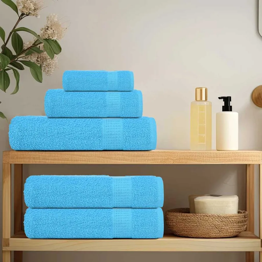 Serviettes de douche FROGN 2 pcs turquoise 70x140cm 360 g/m² - 3