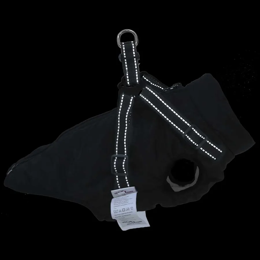Manteau pour chiens avec harnais imperméable réfléchissant L24 - 6