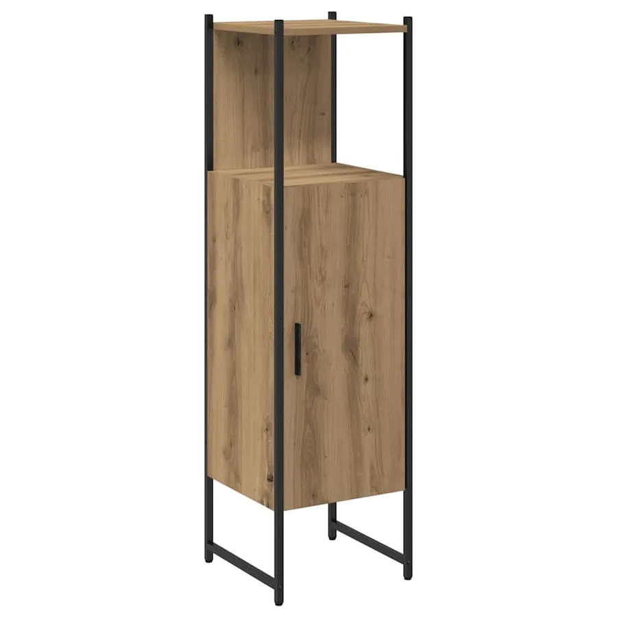 Armoire de salle de bain chêne artisanal 33x33x120,5 cm - 2