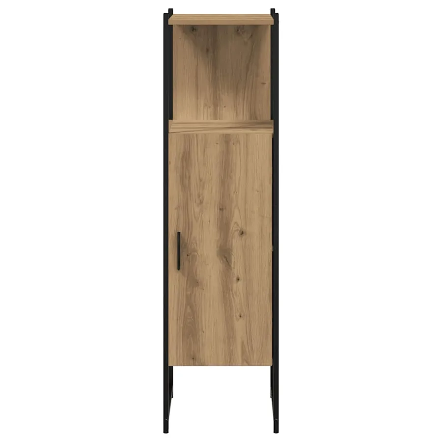 Armoire de salle de bain chêne artisanal 33x33x120,5 cm - 5
