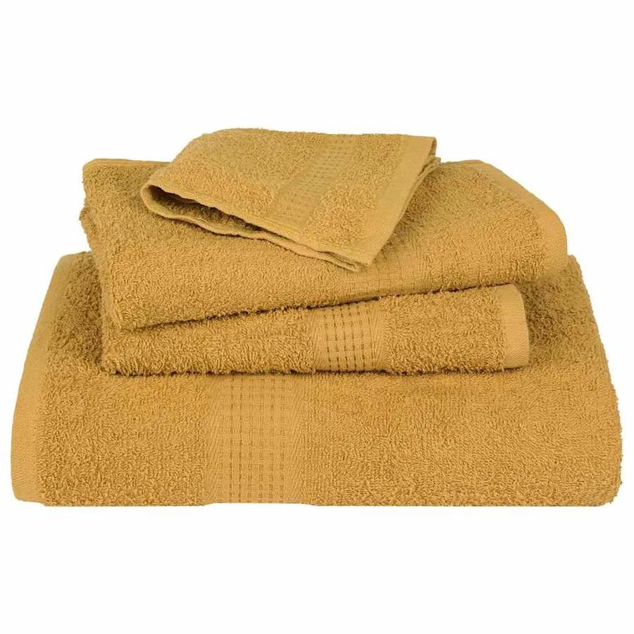 Serviettes de bain FROGN 4 pcs doré 100x150 cm 360 g/m² - 4