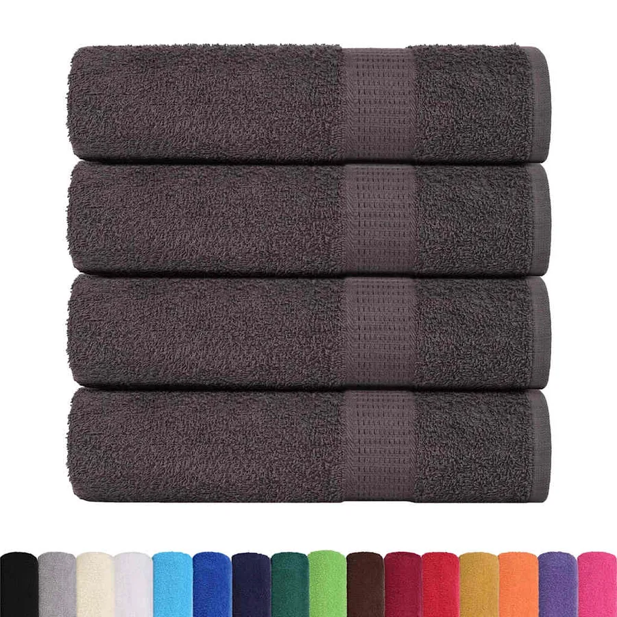 Serviettes de bain FROGN 4 pcs anthracite 100x150 cm 360 g/m² - 2