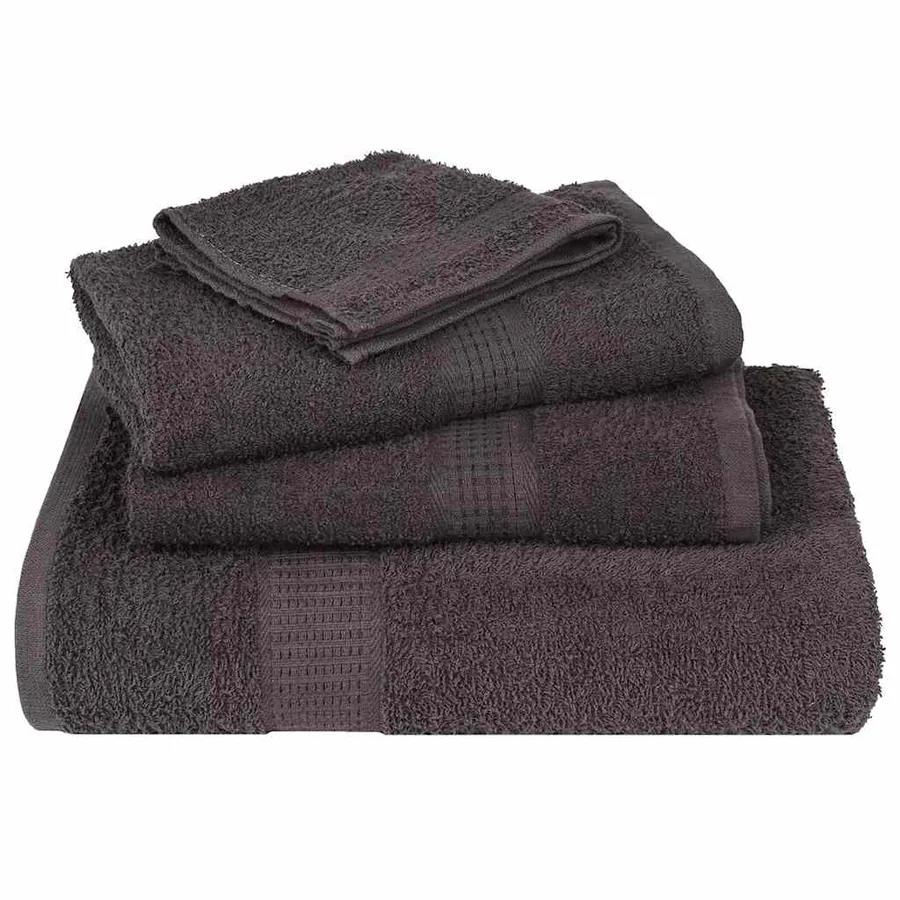 Serviettes de bain FROGN 4 pcs anthracite 100x150 cm 360 g/m² - 4