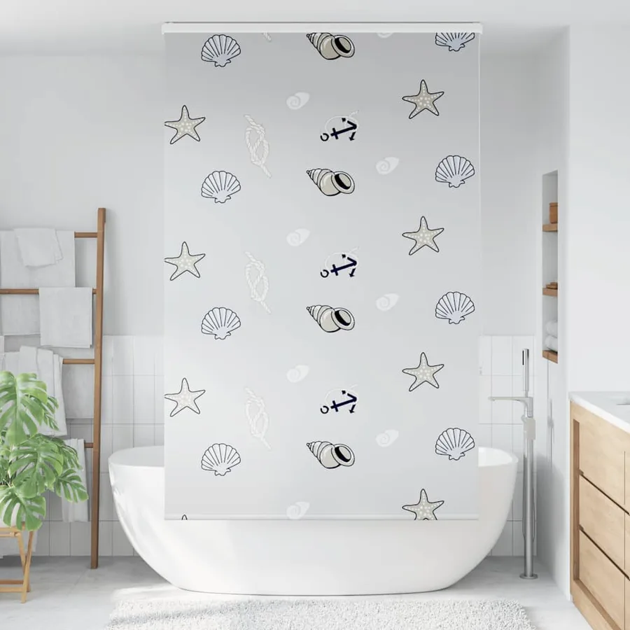 Store enrouleur de douche avec cassette largeur du tissu 136 cm - 2