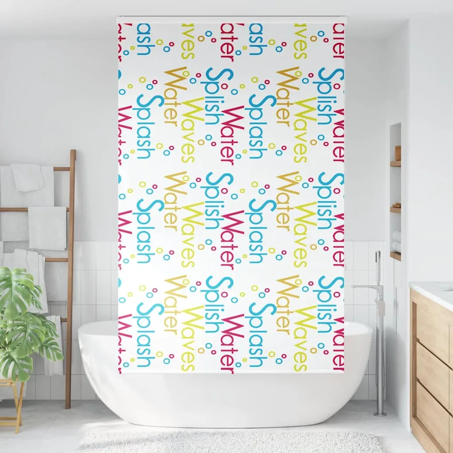 Store enrouleur de douche avec cassette largeur du tissu 126 cm - 2