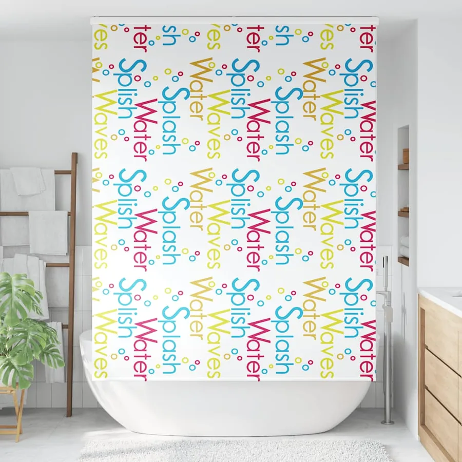 Store enrouleur de douche avec cassette largeur du tissu 156 cm - 2