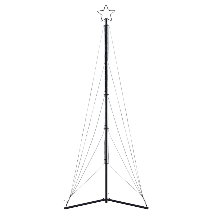 Sapin de Noël à LED 525 LED blanc froid 302 cm - 5