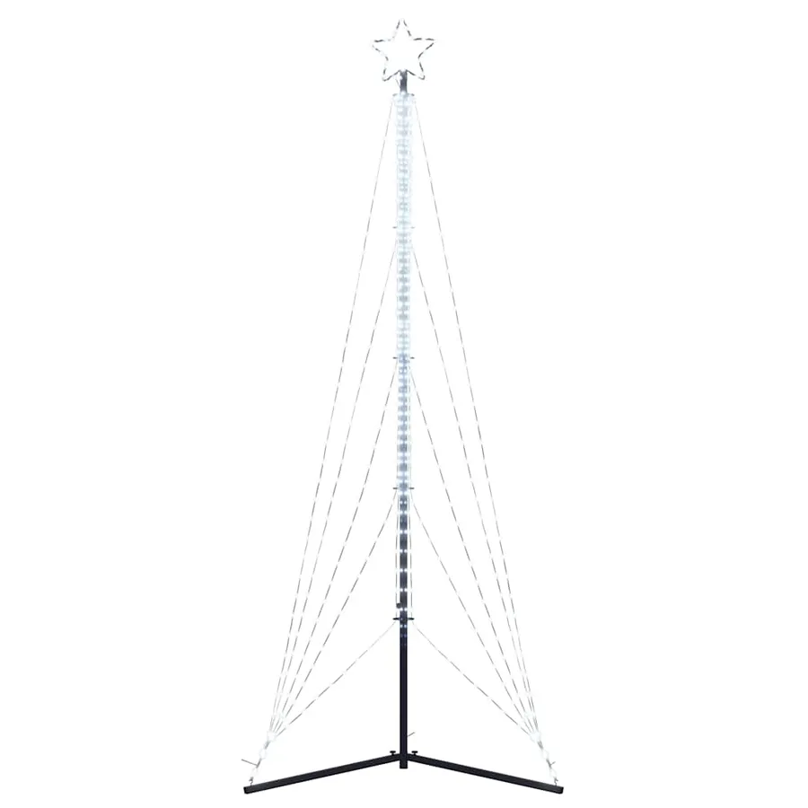 Sapin de Noël à LED 525 LED blanc froid 302 cm - 6