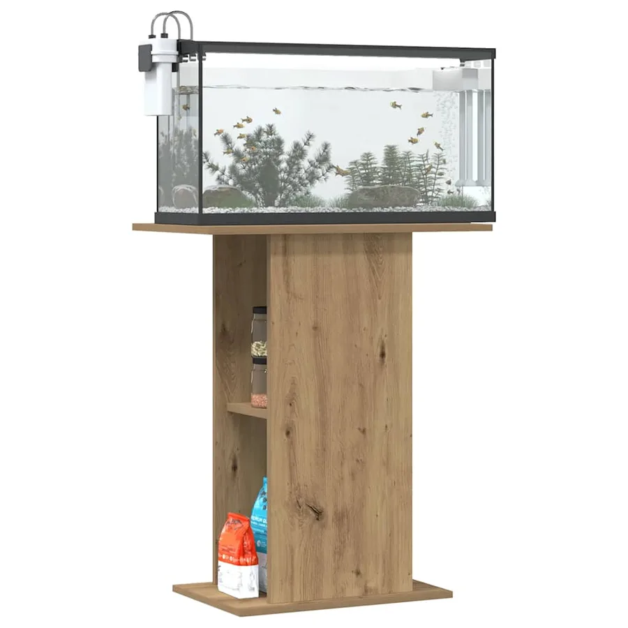 Support d'aquarium Chêne artisanal 36 x 60,5 x 72,5 cm Bois d'ingénierie - 3