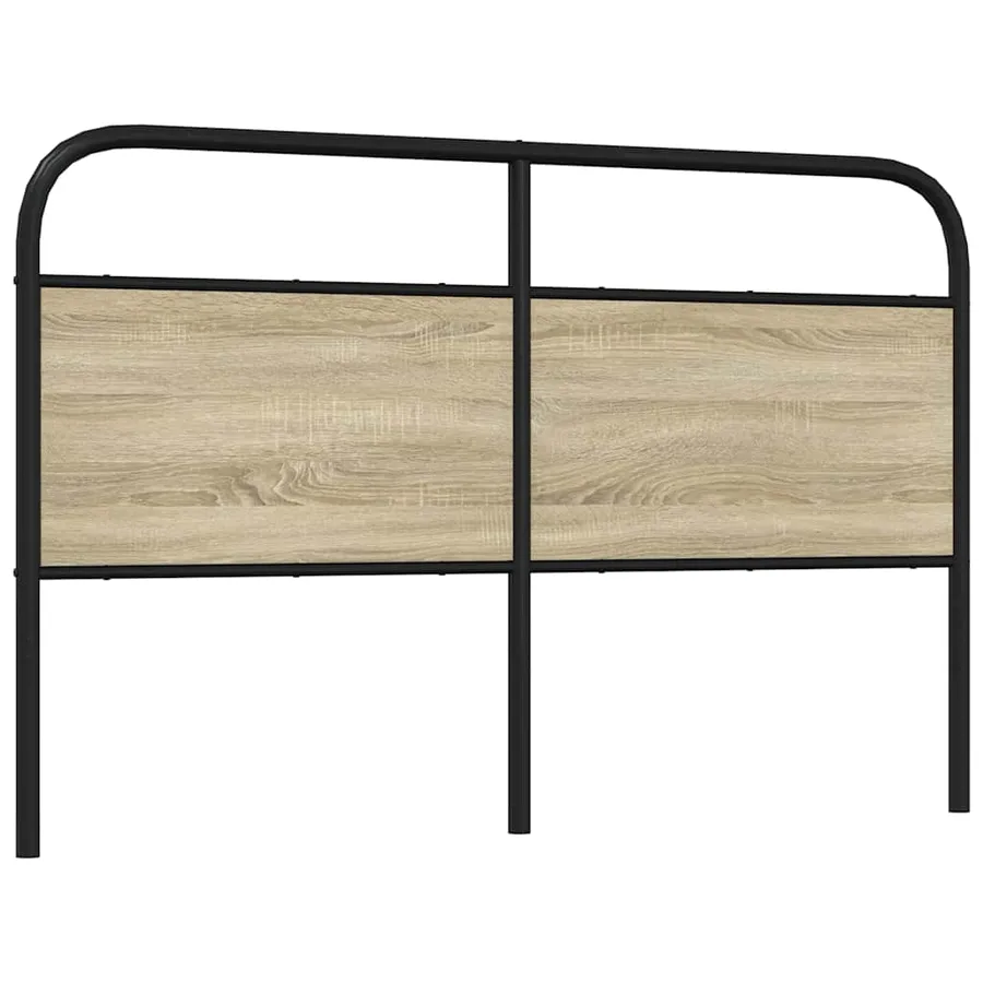 Tête de lit de remplacement chêne sonoma 150 cm acier et bois d'ingénierie - 5