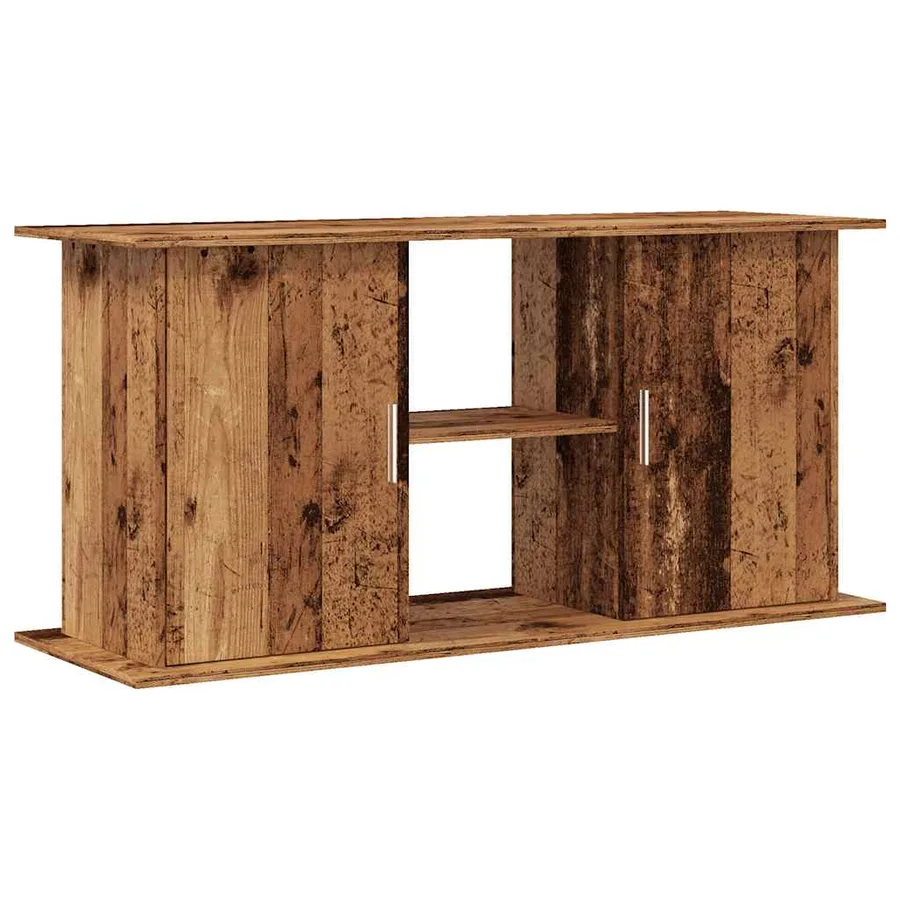 Support pour aquarium vieux bois 121x41x58 cm bois d'ingénierie - 2