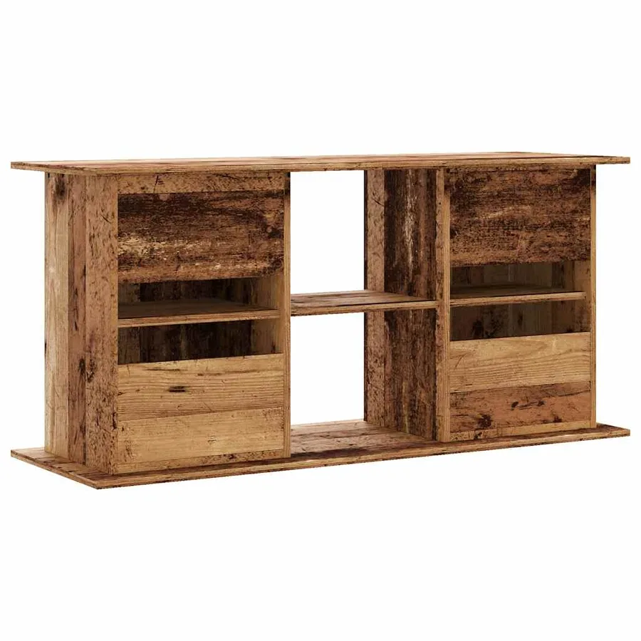 Support pour aquarium vieux bois 121x41x58 cm bois d'ingénierie - 6