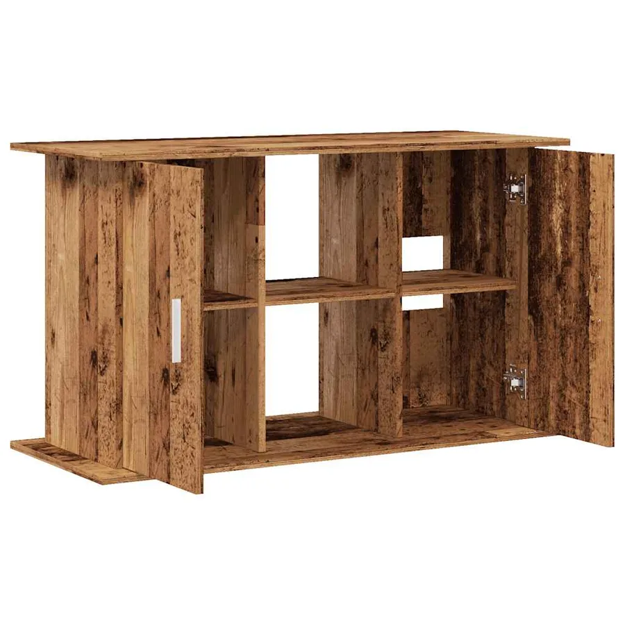 Support pour aquarium vieux bois 121x41x58 cm bois d'ingénierie - 7