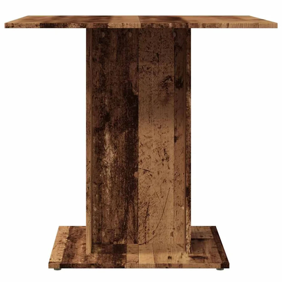 Table à manger vieux bois 80 x 80 x 75 cm bois d'ingénierie - 5