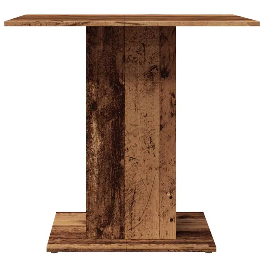 Table à manger vieux bois 80 x 80 x 75 cm bois d'ingénierie - 6