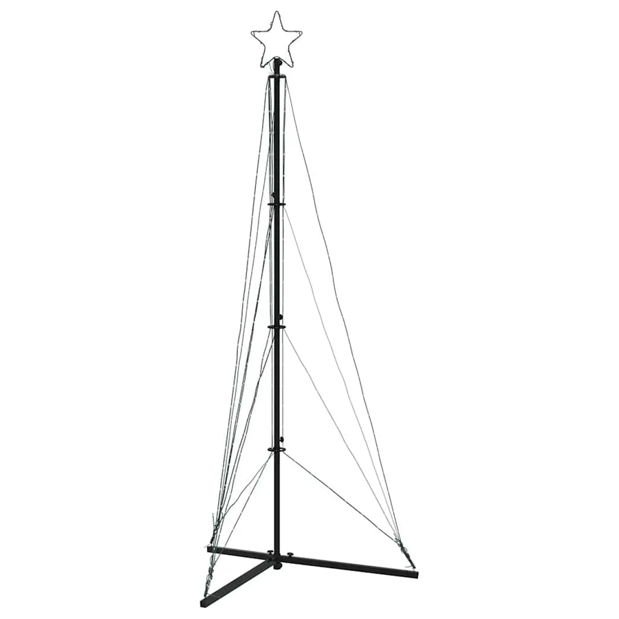 Sapin de Noël à LED 363 LED blanc chaud 182 cm - 4
