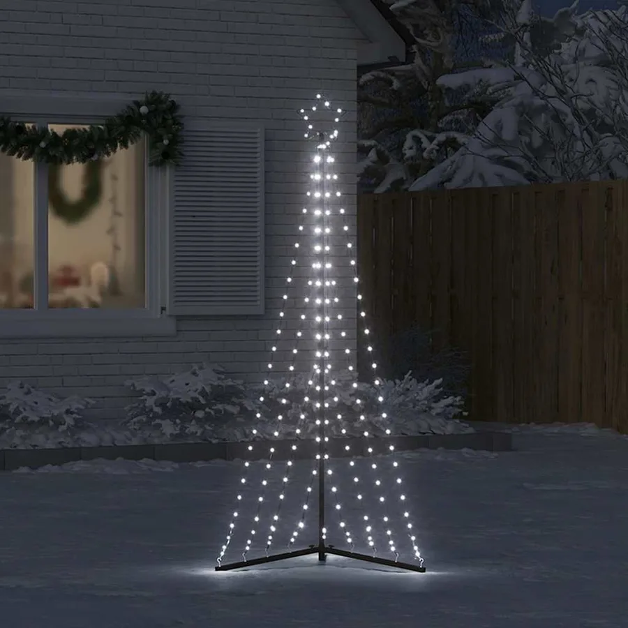 Sapin de Noël à LED 339 LED blanc froid 187 cm - 3