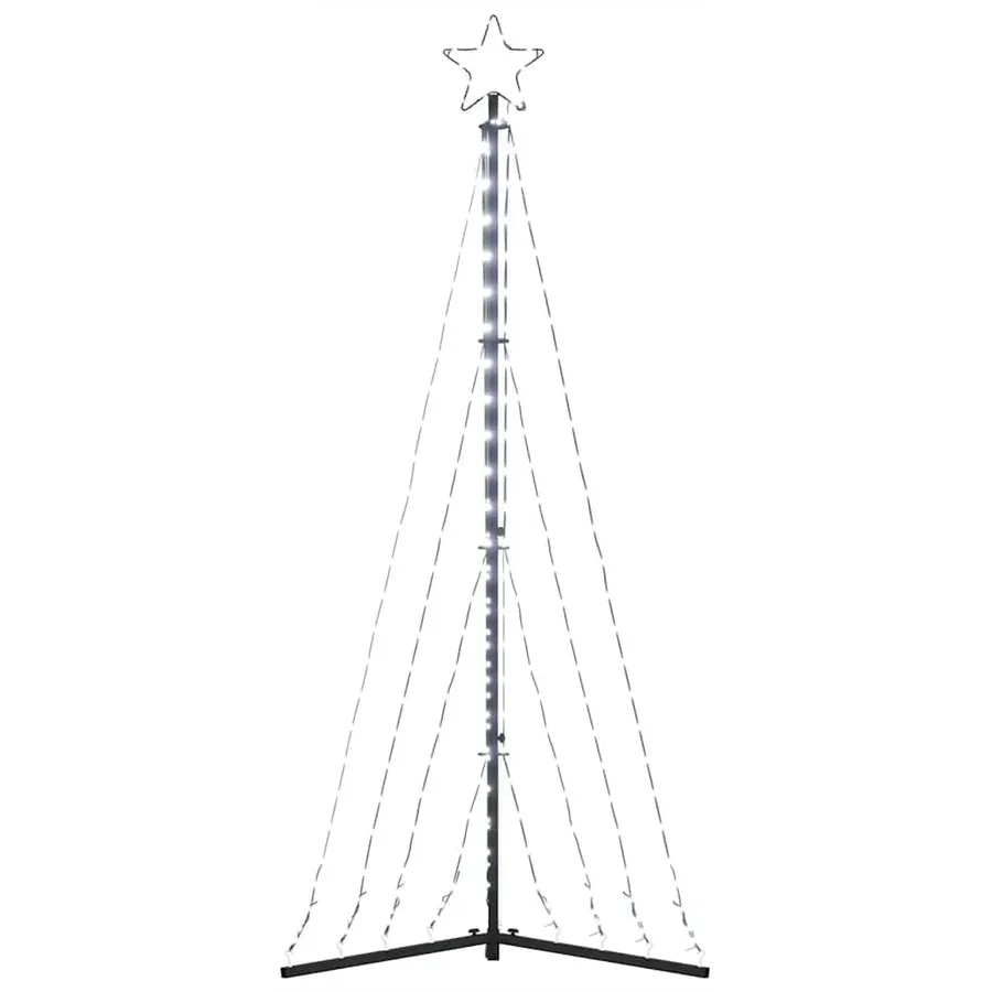 Sapin de Noël à LED 339 LED blanc froid 187 cm - 6