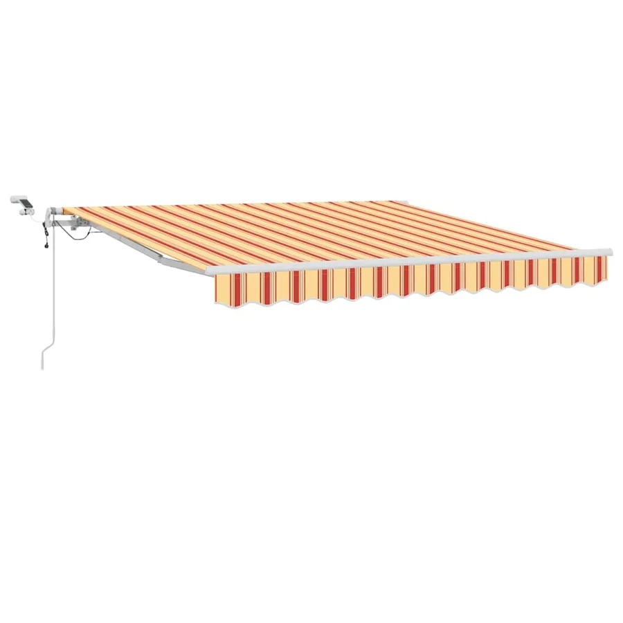 Auvent rétractable Jaune et Orange 300 x 250 cm Polyester - 2