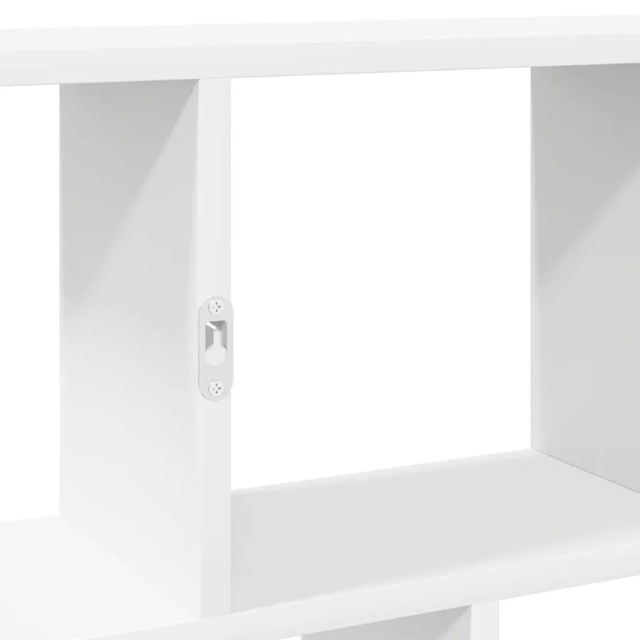 Étagère cube murale 12 compartiments blanc bois d'ingénierie - 8