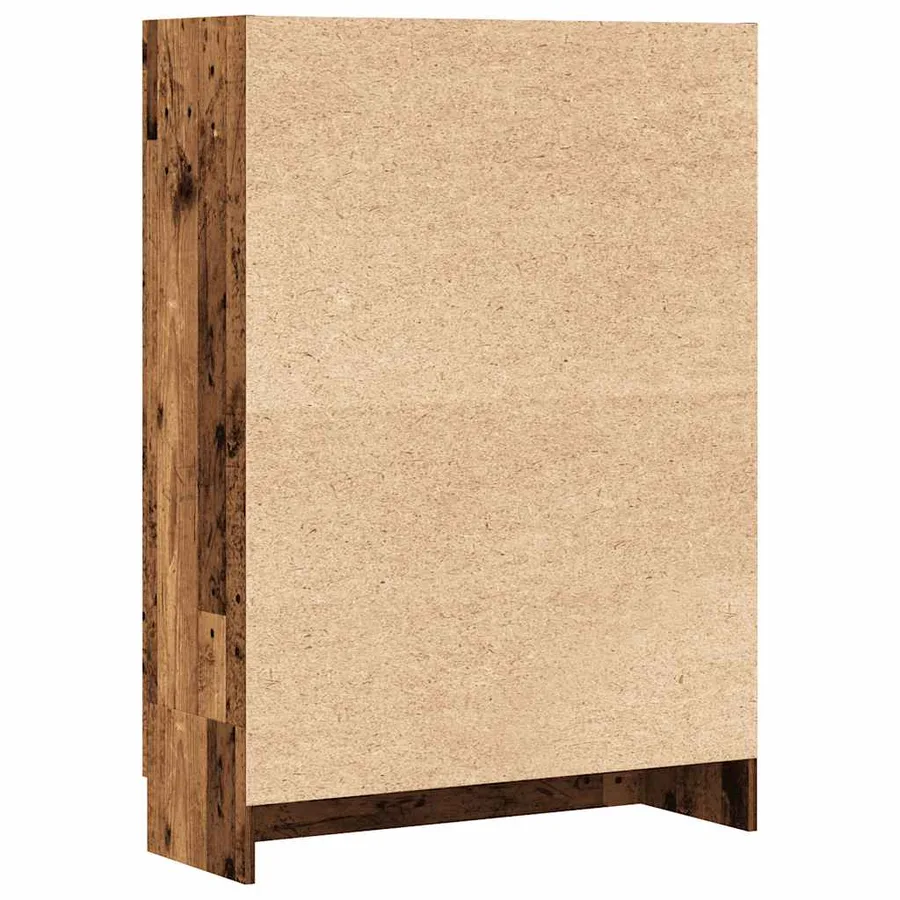 Bibliothèque vieux bois 82,5x30,5x115 cm bois d'ingénierie - 6