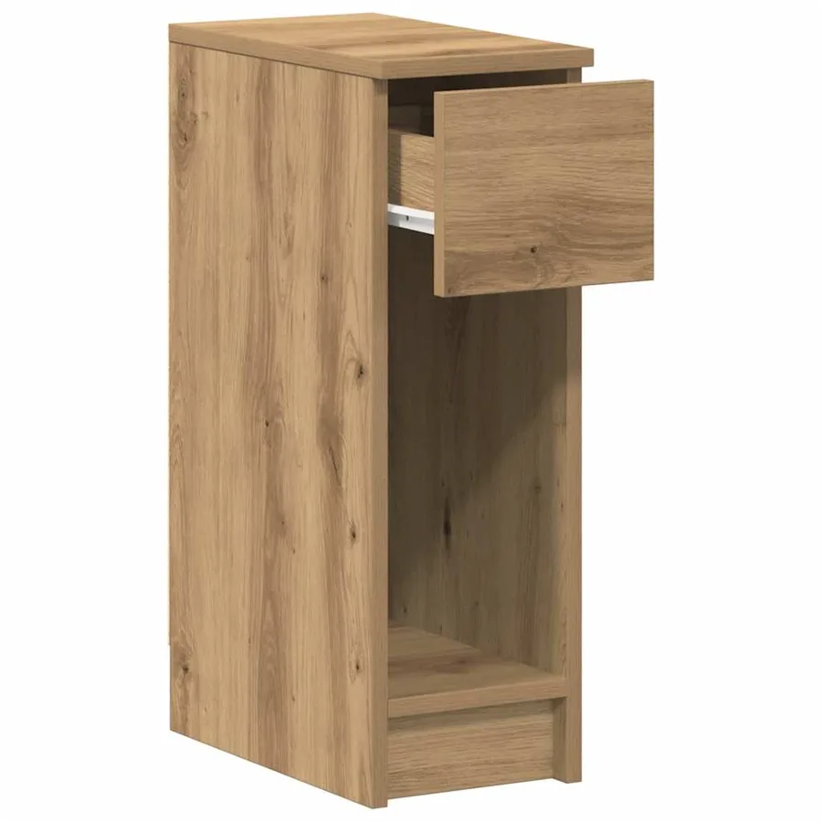 Tables de chevet avec tiroir 2 pcs chêne artisanal 20x36x60 cm - 6