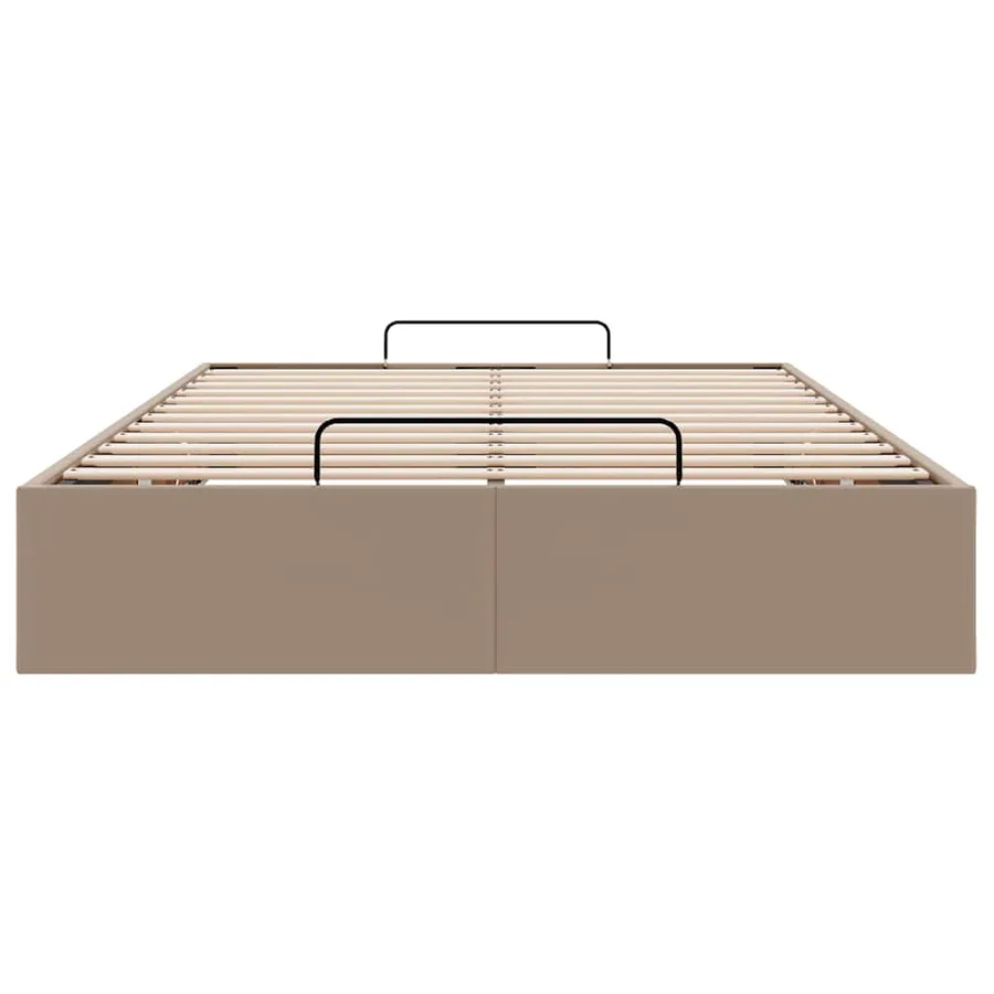 Cadre de lit ottoman sans matelas cappuccino 120x200 cm - 7