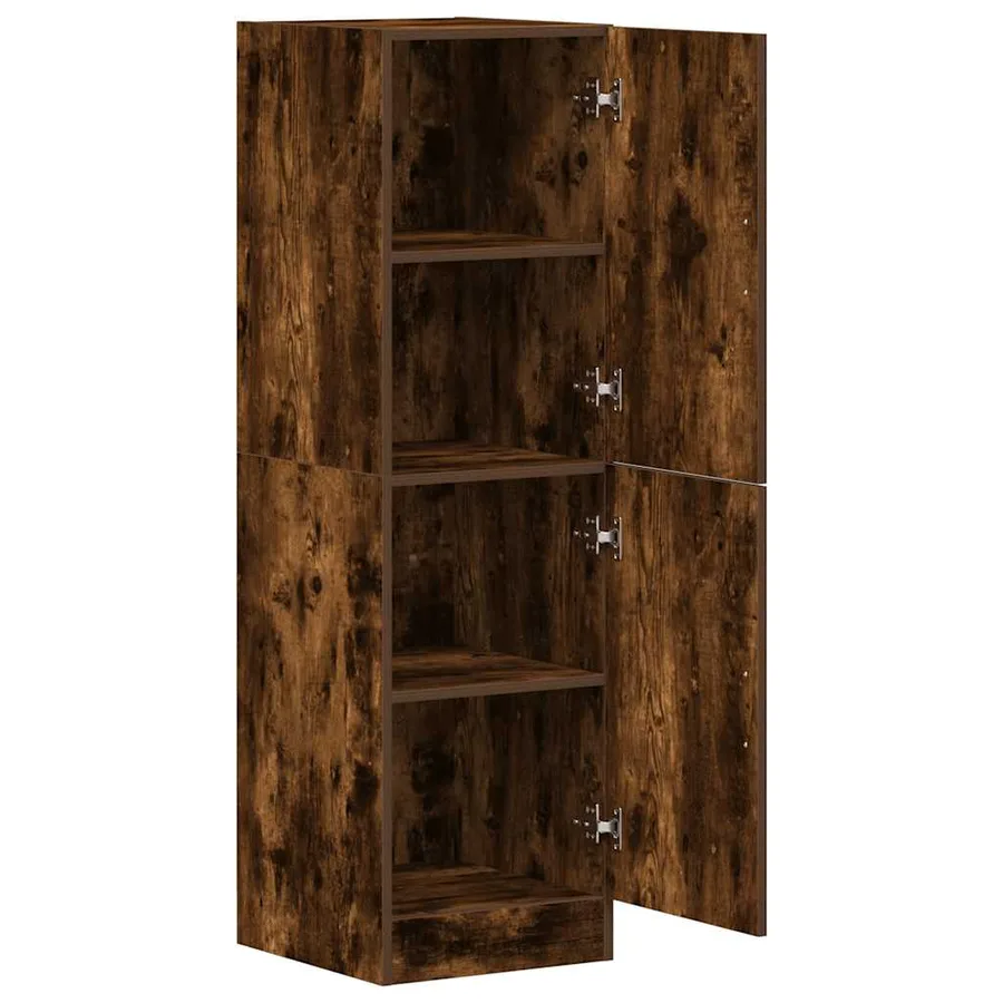 Armoire de cuisine chêne fumé 38x41,5x131,5 cm bois ingénierie - 5