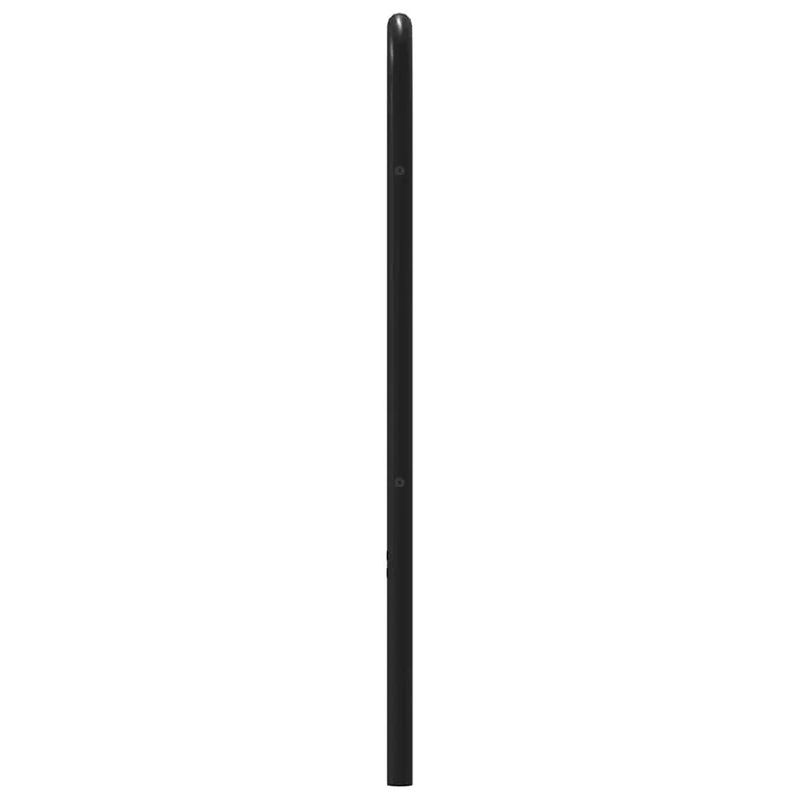 Tête de lit de remplacement chêne marron 100 cm acier et bois d'ingénierie - 4